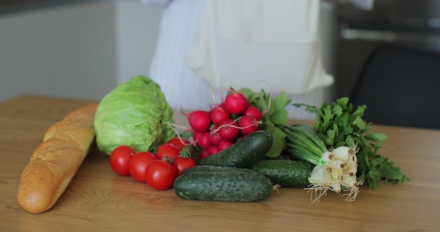 Składniki na blacie kuchennym